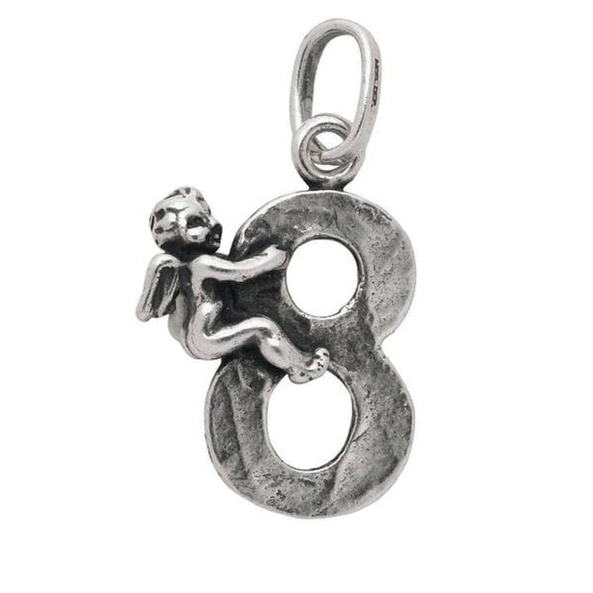 Charm Numero 8 con Angelo-Girocolli-RASPINI- [SKU] -Gioielleria Granarelli
