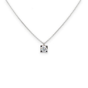 Girocollo Diamante Punto Luce Ct 0.51-Girocolli-GRANARELLI-Gioielleria Granarelli