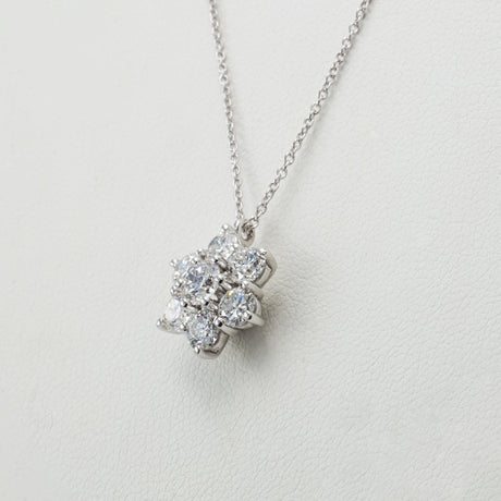 Girocollo Fiore di Diamanti Pendente-Girocolli-GRANARELLI-Gioielleria Granarelli