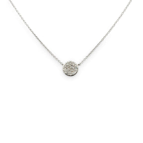 Girocollo Pavè Diamanti in Oro Bianco-Girocolli-CRIVELLI-Gioielleria Granarelli