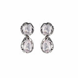 Orecchino a boccolina con pietra a goccia-Orecchini-MARIA E LUISA JEWELS- [SKU] -Gioielleria Granarelli