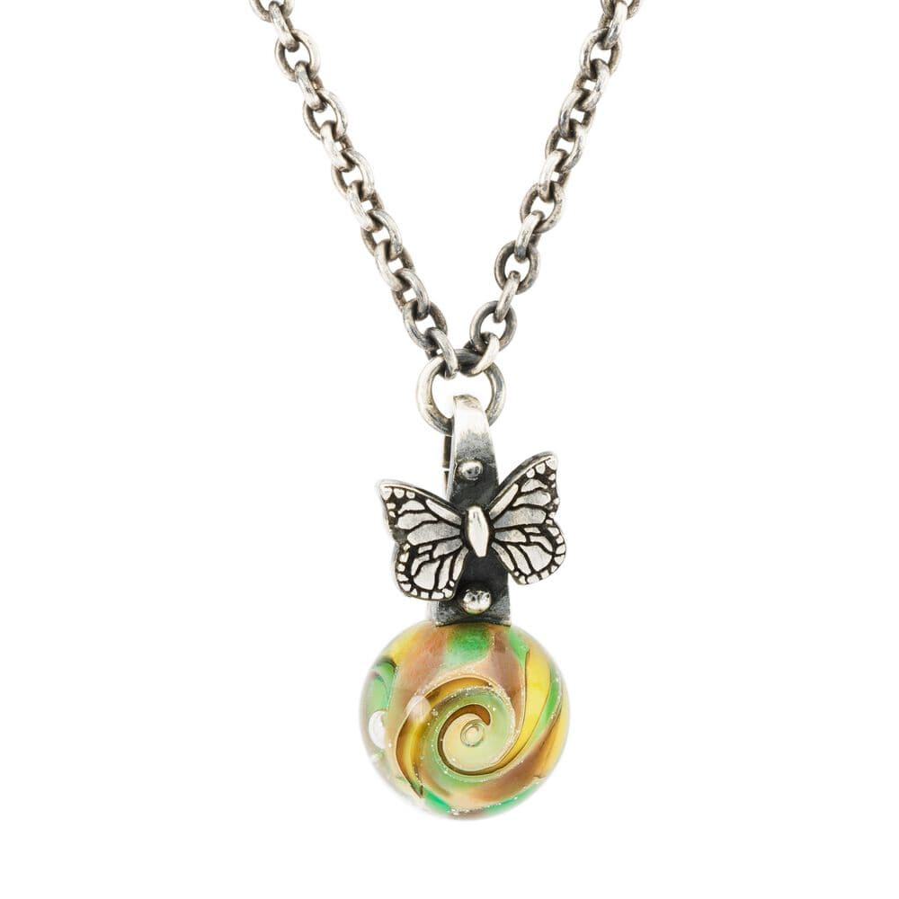 Pendente Giardino delle Farfalle-Beads-TROLLBEADS- [SKU] -Gioielleria Granarelli